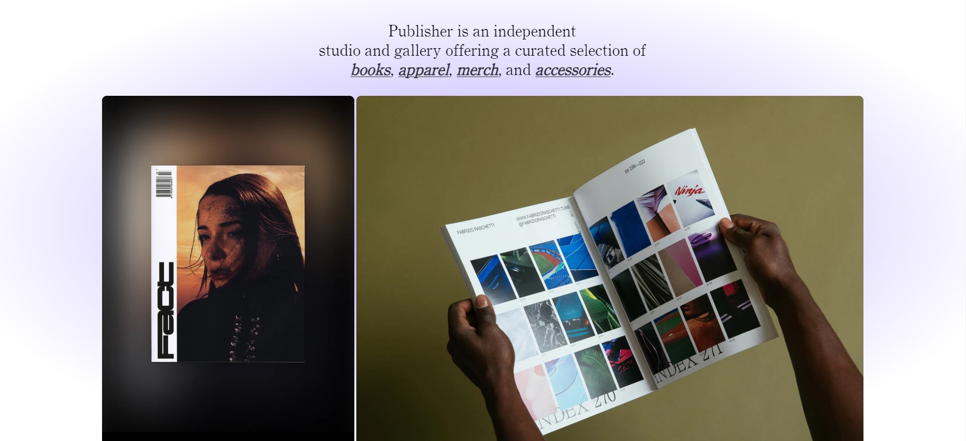 The Publisher is a free theme by Shopify, designed with a bold and progressive aesthetic ideal for artists and publishers who want to make a strong visual impact. 